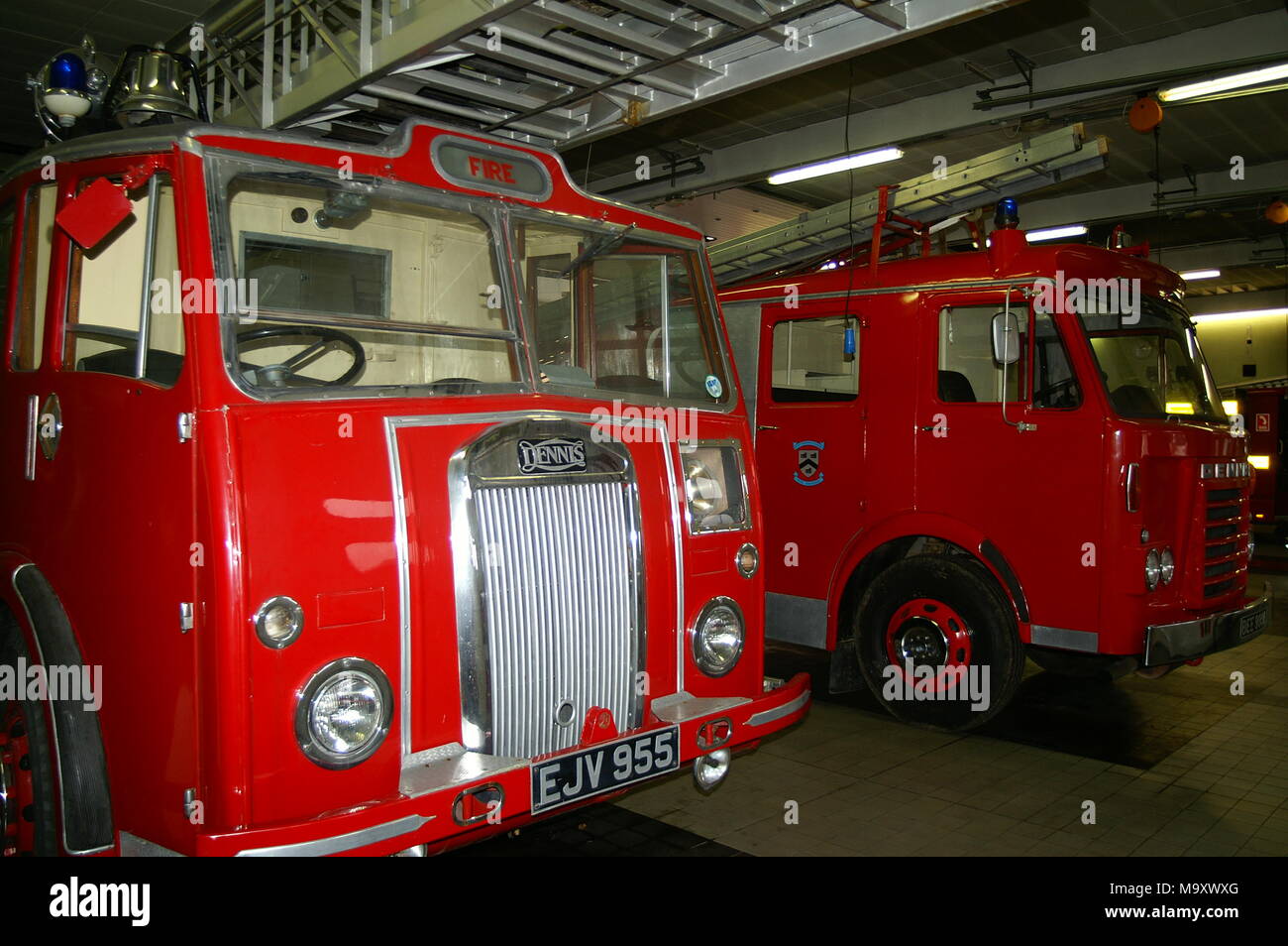 British vintage fire engine Stock Photo Alamy
