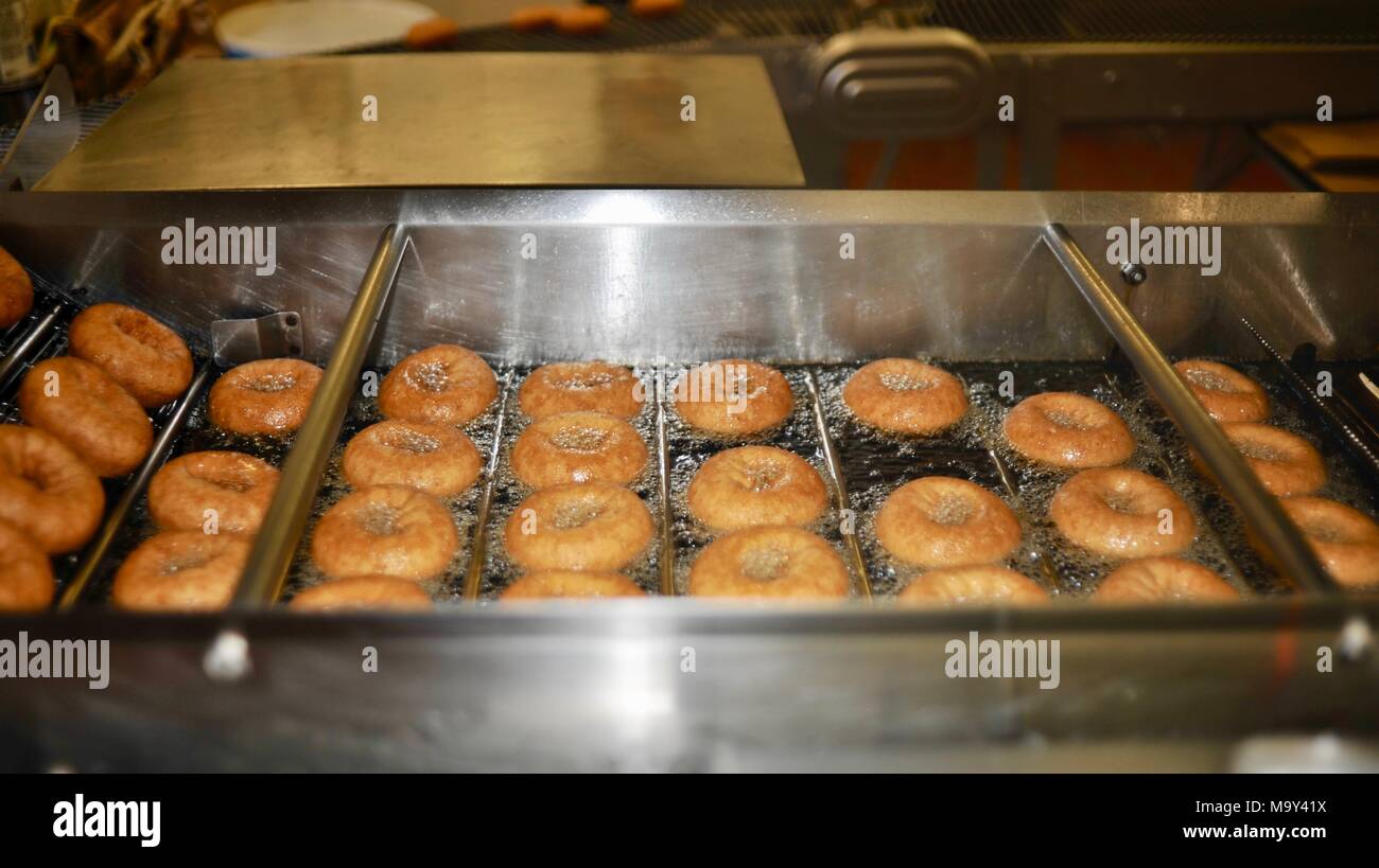 Hot, fresh fried cider donuts made at the historic 1837 Franklin Cider