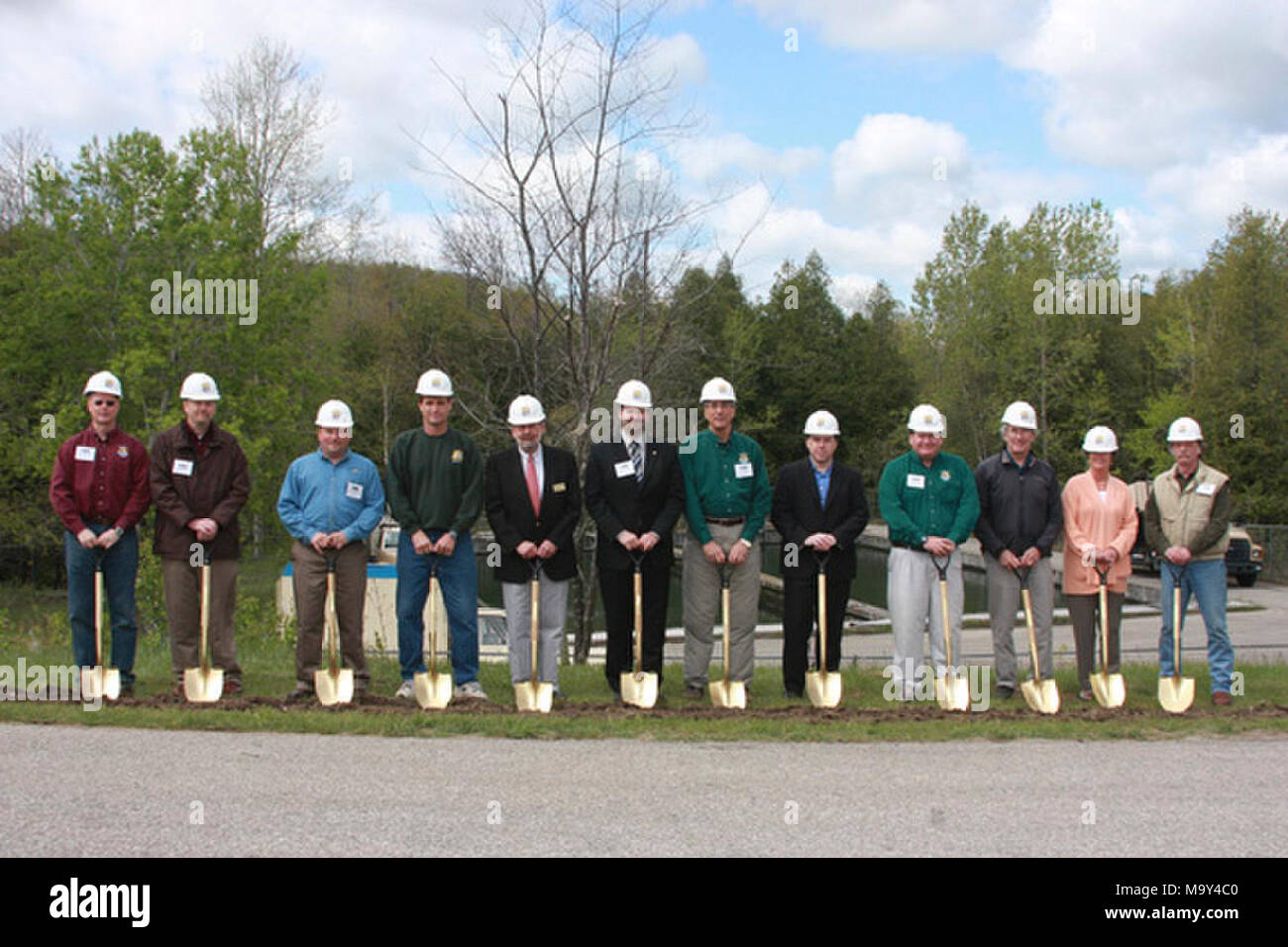 Jordan River ARRA ground breaking event. The Jordan River National Fish