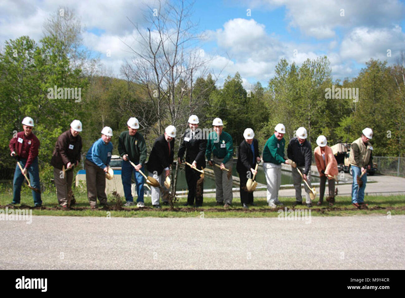 Jordan River ARRA ground breaking event. The Jordan River National Fish