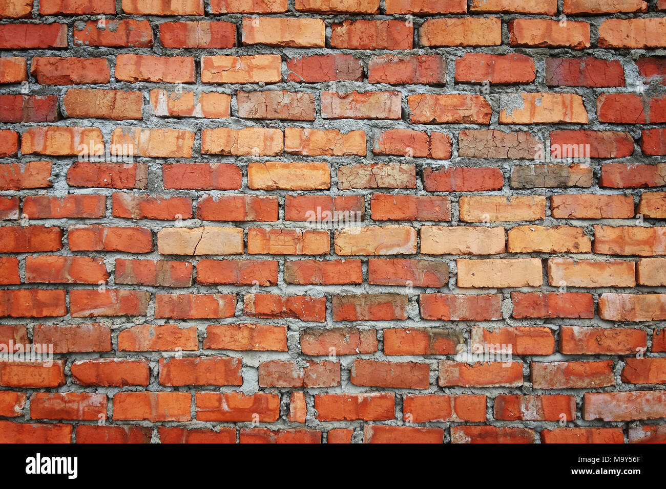 Red brick tiled walls as background for web page, graphic design