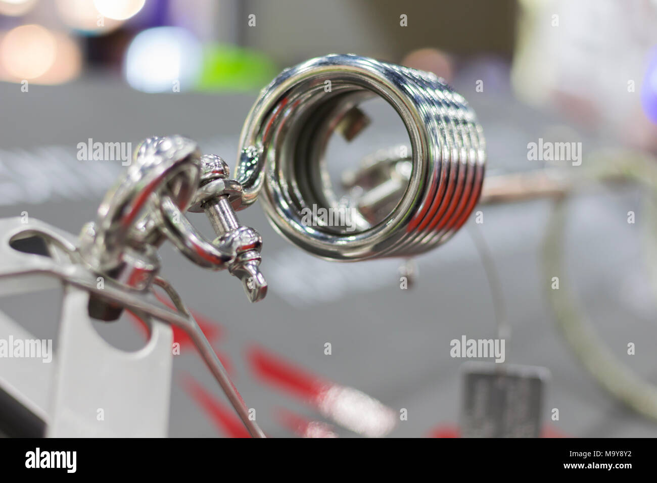 Spring spiral cable hi-res stock photography and images - Alamy
