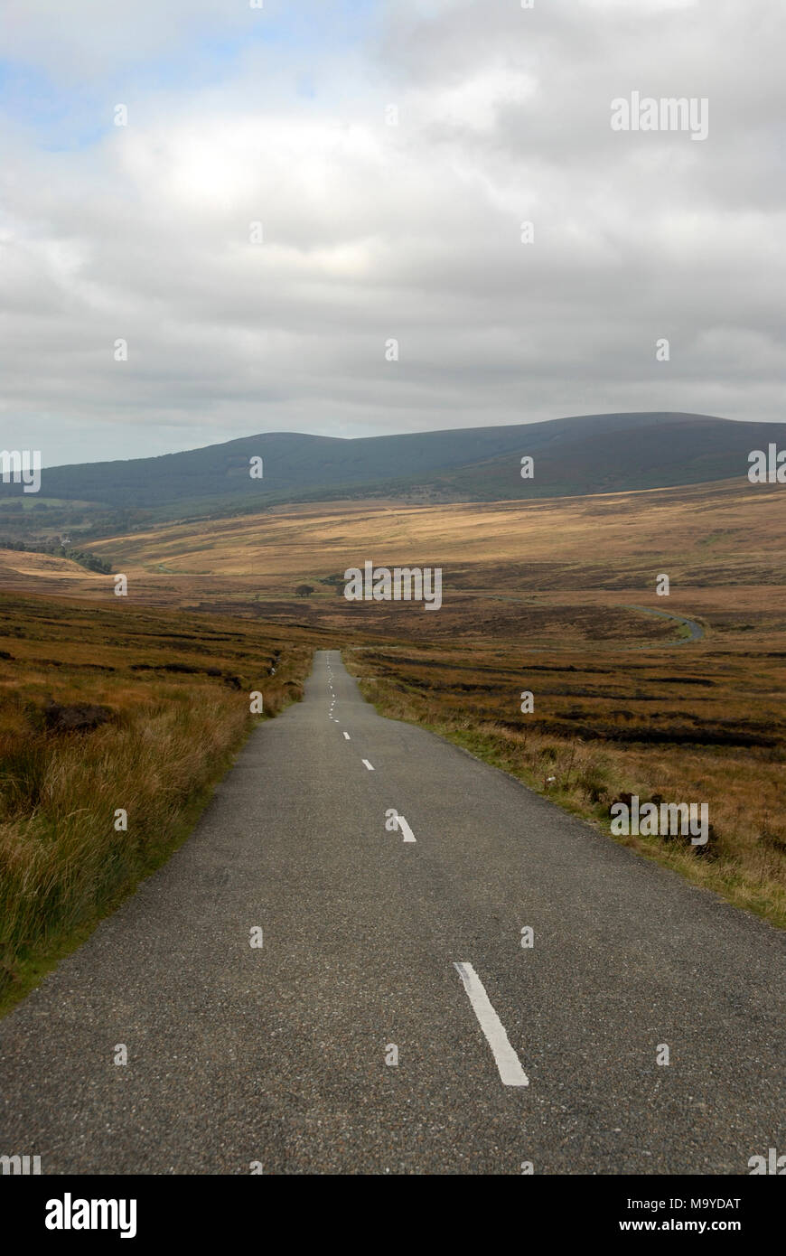 Remote country scenes in the Wicklow national park, Ireland. Stock Photo