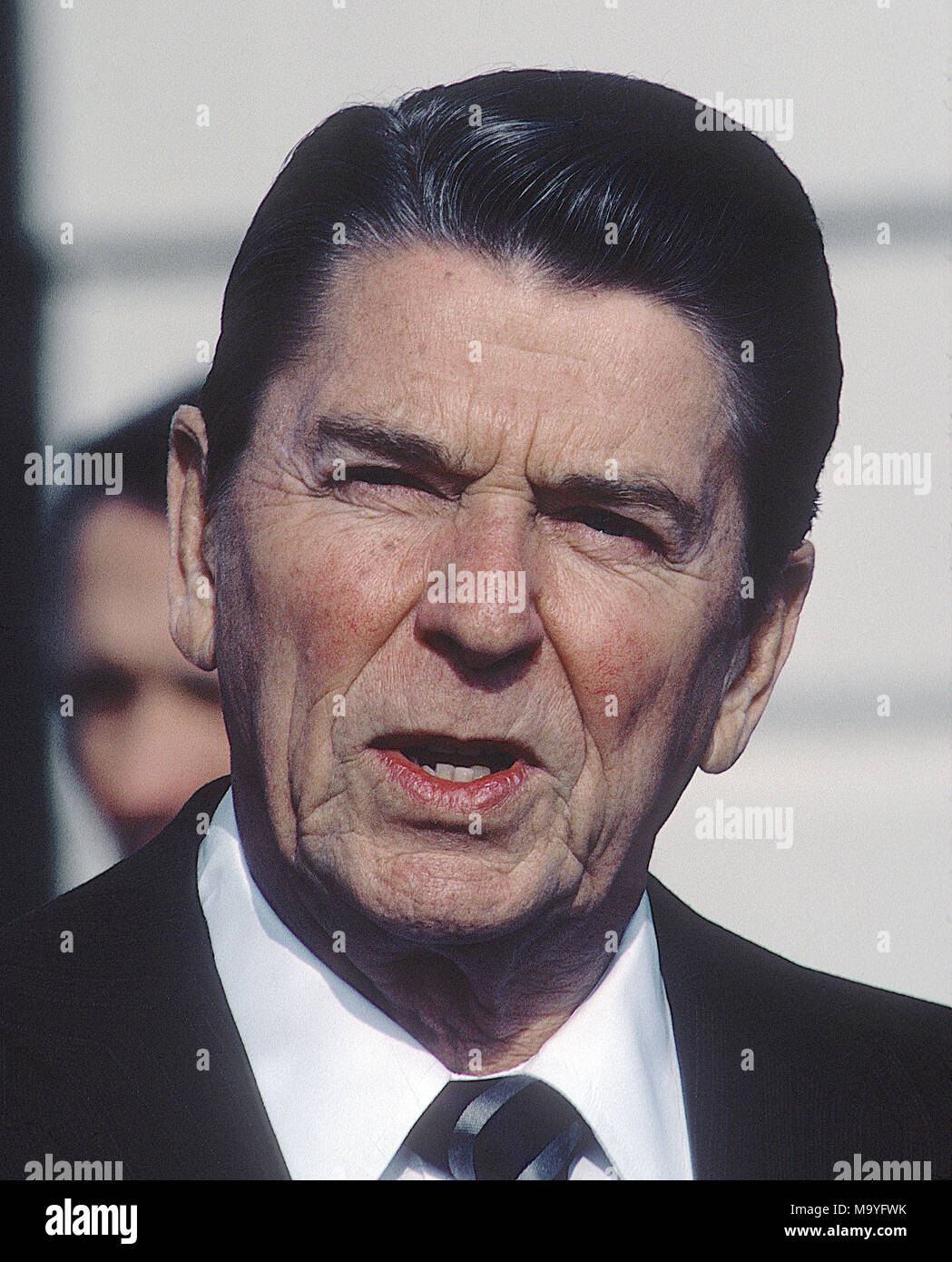 Washington, DC., USA, February, 1983 President Ronald Reagan Portrait