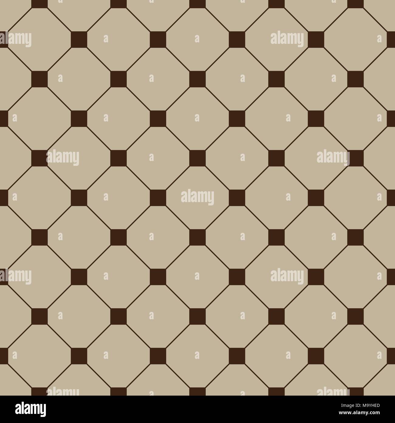 Vintage Cross lines vector pattern or background. Texture for tiles Stock Vector