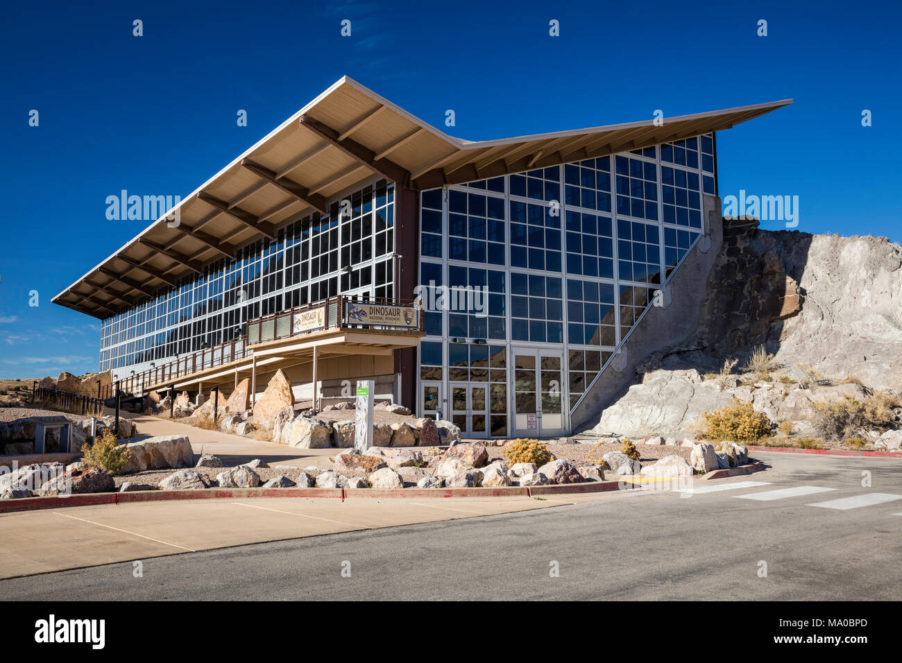 Quarry Exhibit Hall, Dinosaur National Monument, Utah Stock Photo Alamy