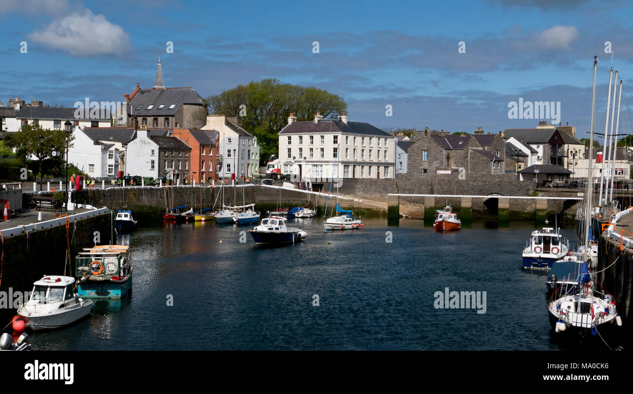 RS 8014  The Harbour, Castletown, Isle of Man, UK Stock Photo