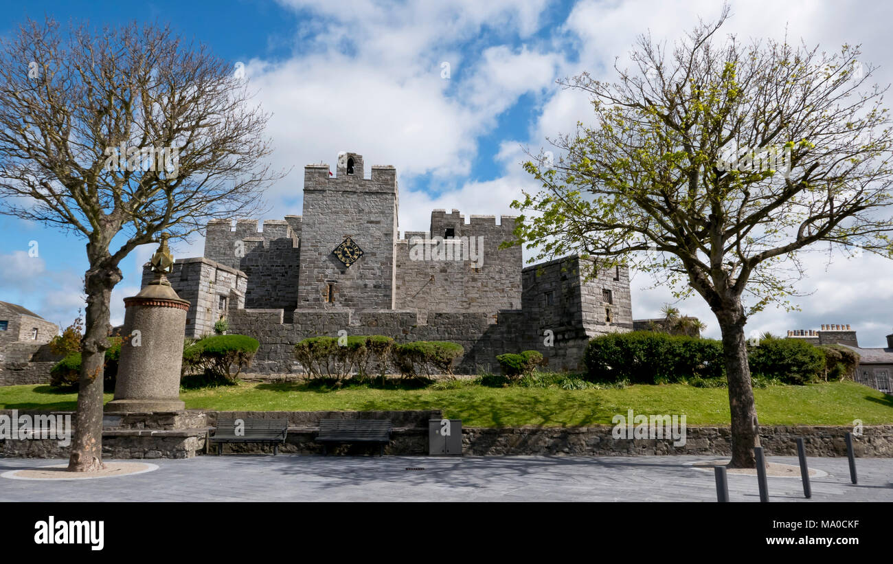 RS 8016  The Castle, Castletown, Isle of Man, UK Stock Photo