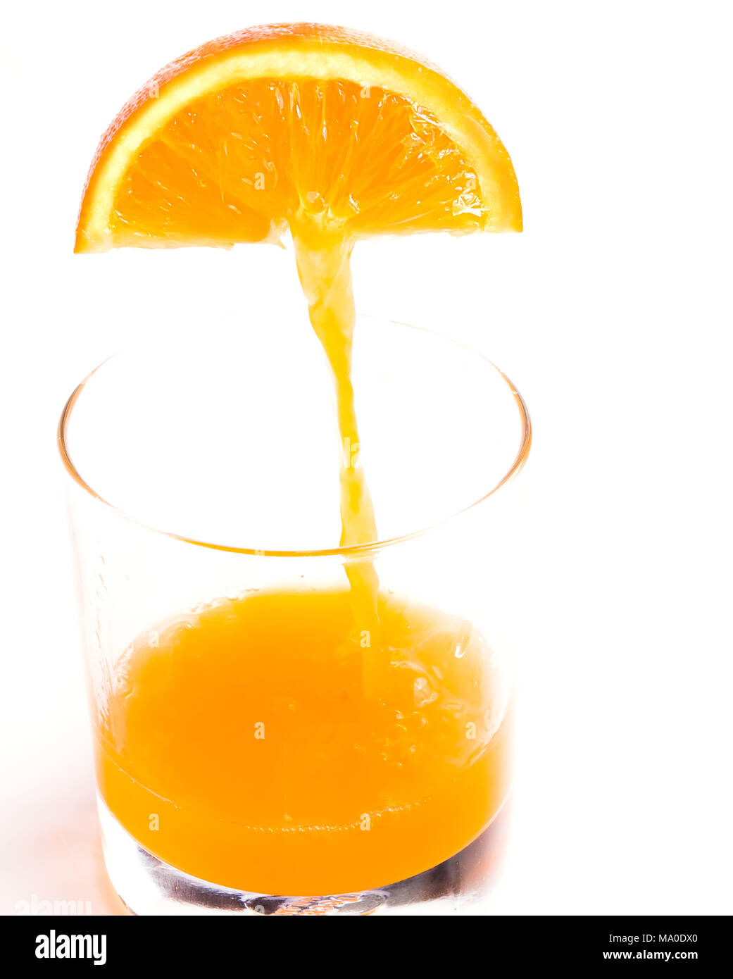 Healthy Orange Drink Representing Squeezed Fresh Juice And Squeezed