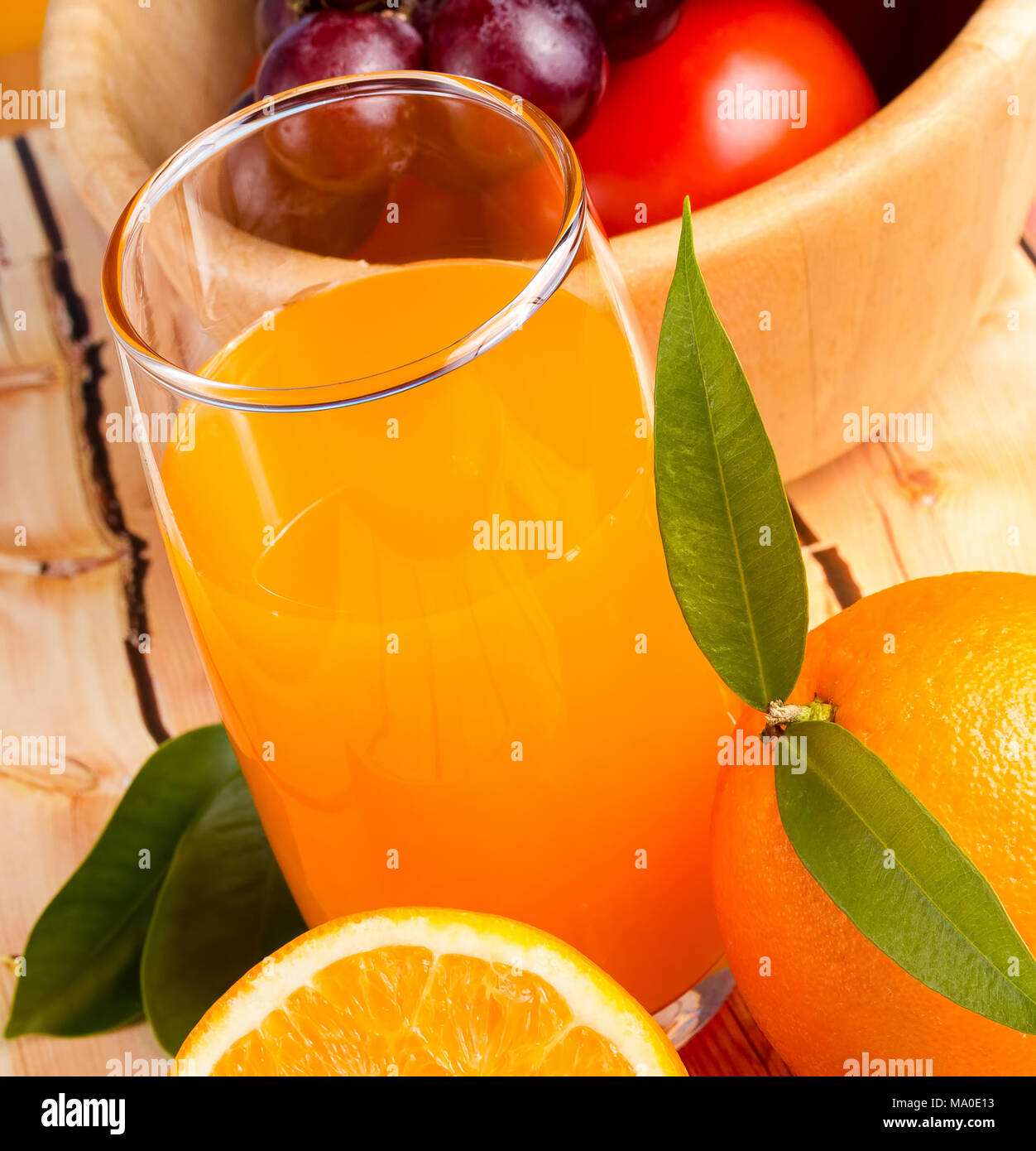 Healthy Orange Drink Meaning Citrus Fruit And Refresh Stock Photo Alamy