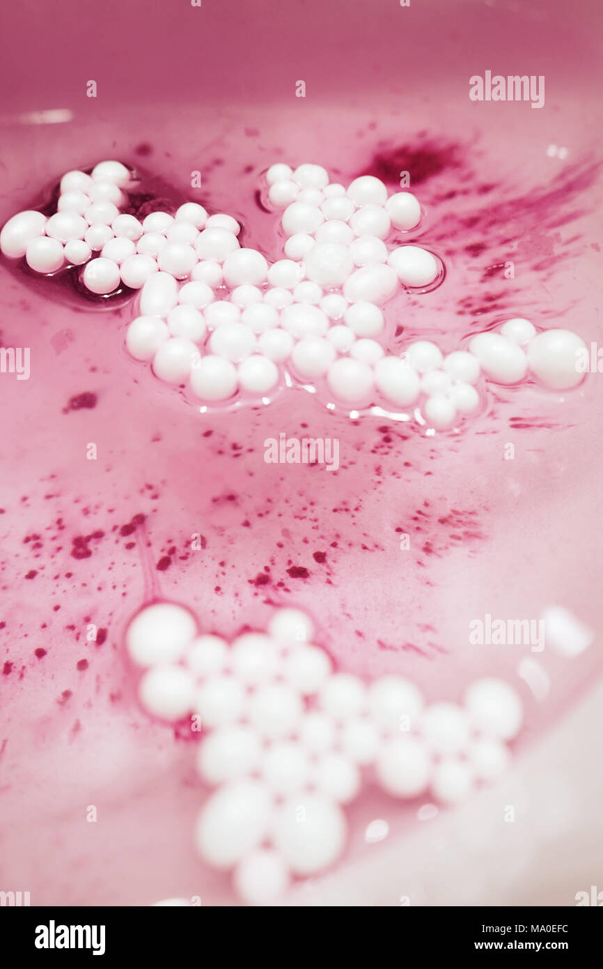 Abstract pink and white background Stock Photo