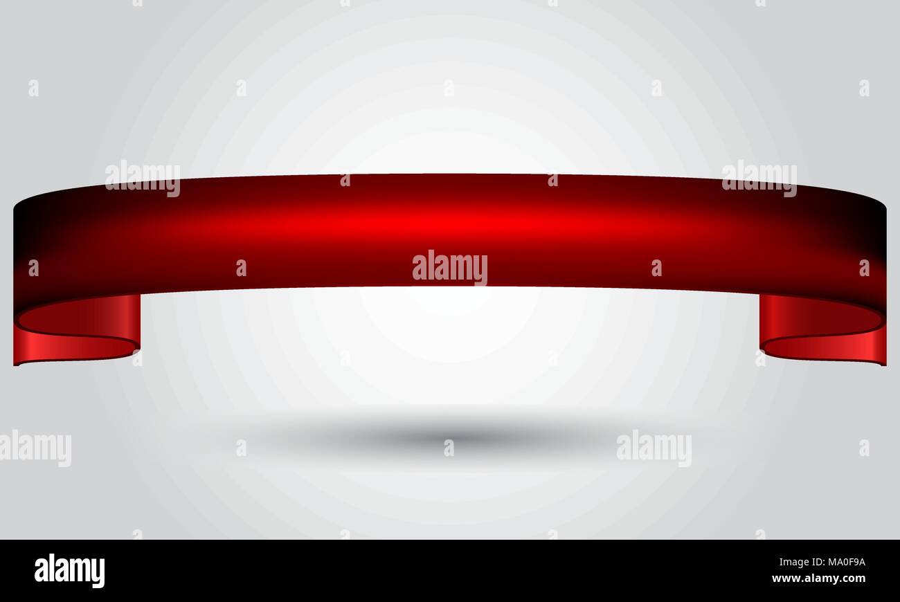 Scroll red ribbon Stock Vector Images - Alamy