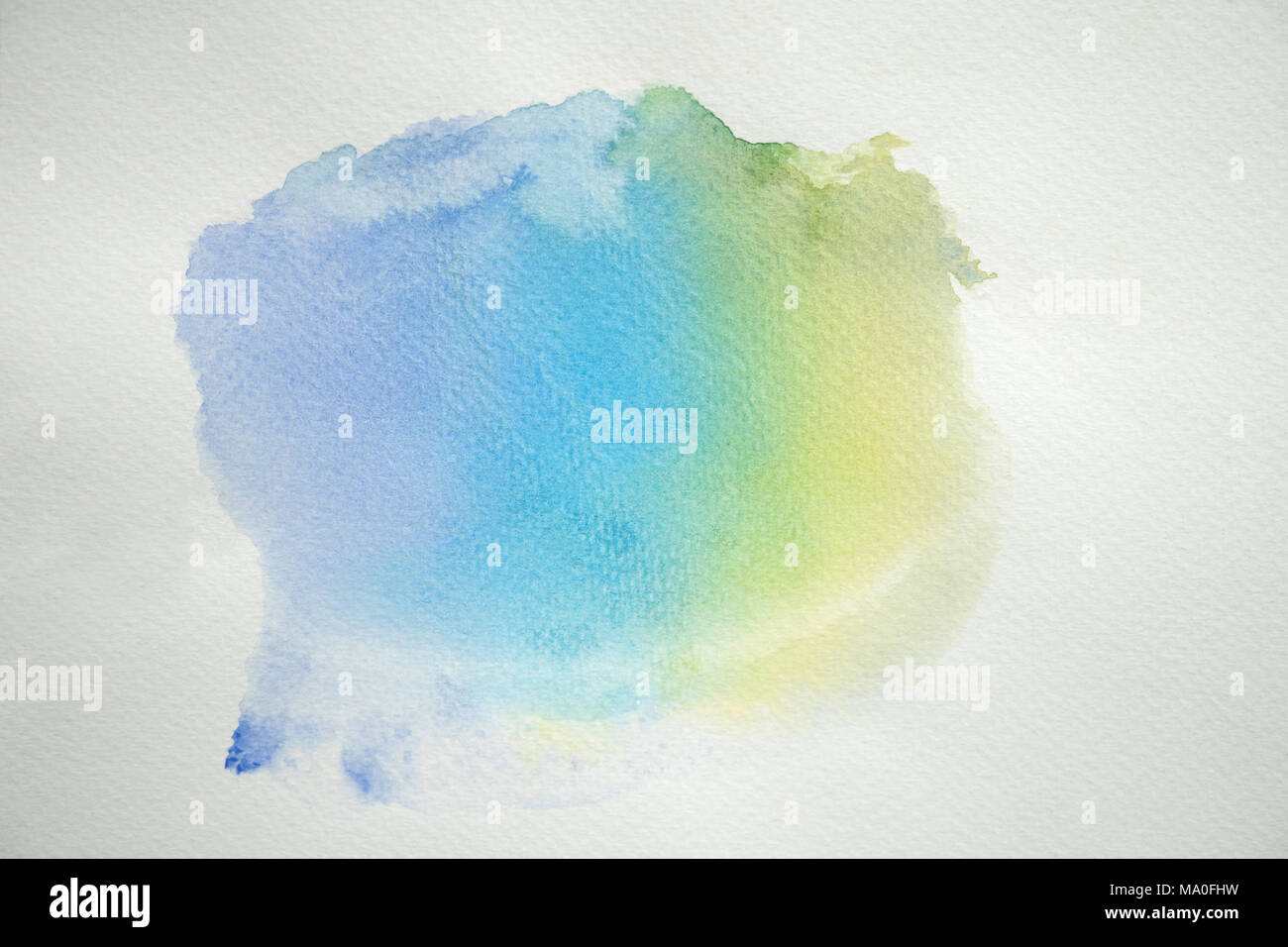 Abstract colorful watercolor on white paper background Stock Photo - Alamy
