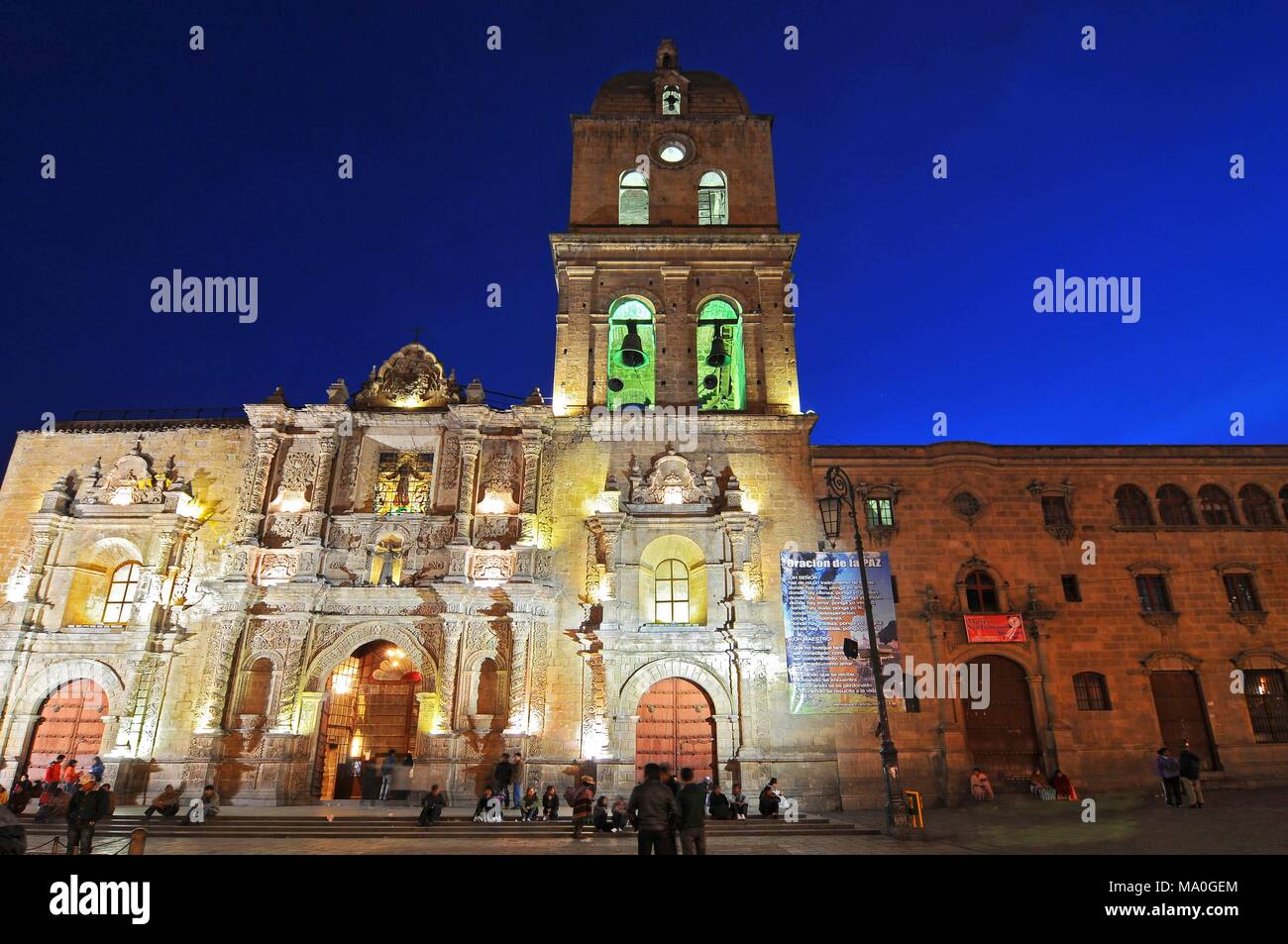 Basilica san francisco la paz hi-res stock photography and images - Alamy