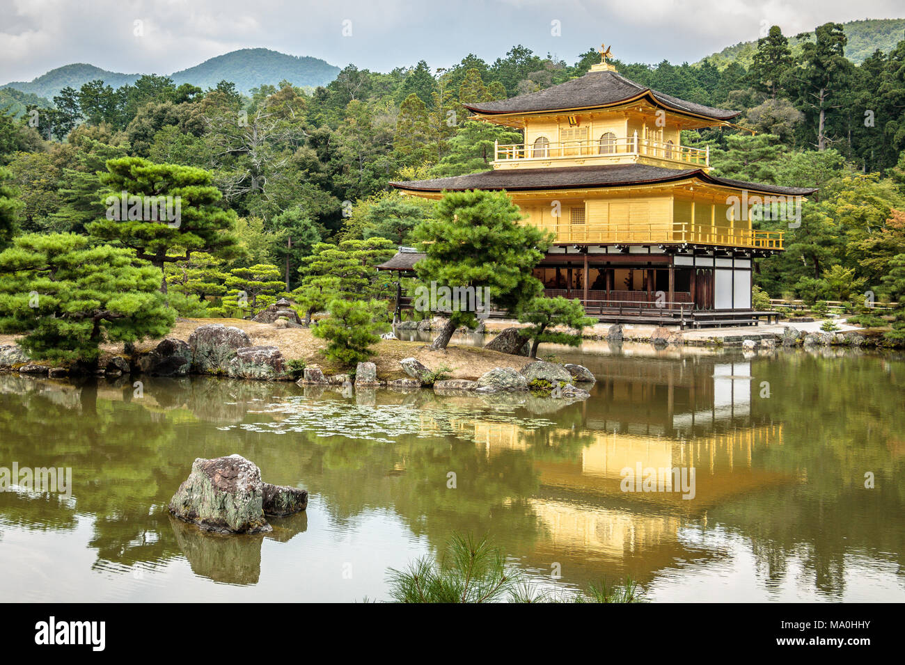 Kyoto (Japan) - Kinkakuji (Golden Pavilion) Stock Photo