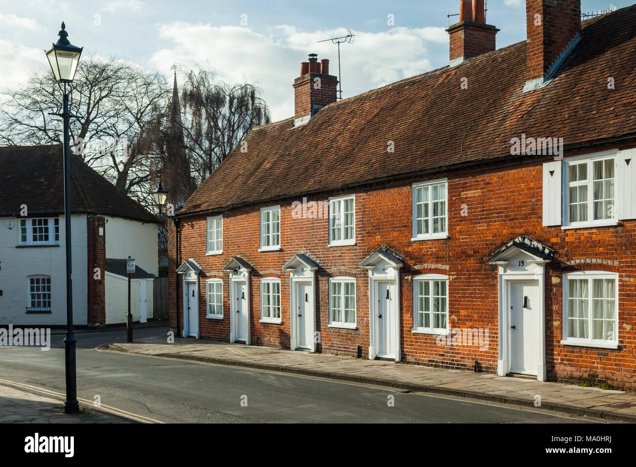 Traditional houses in Chichester old town, West Sussex, England. Stock Photo