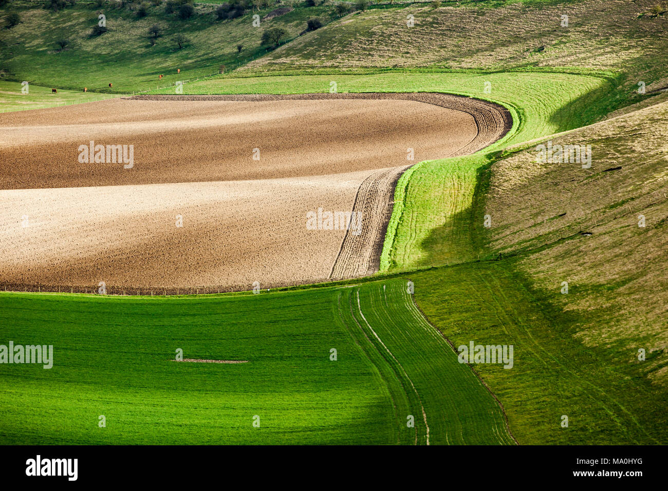 Greenfields England Green fields of england hi-res stock photography and images - Alamy