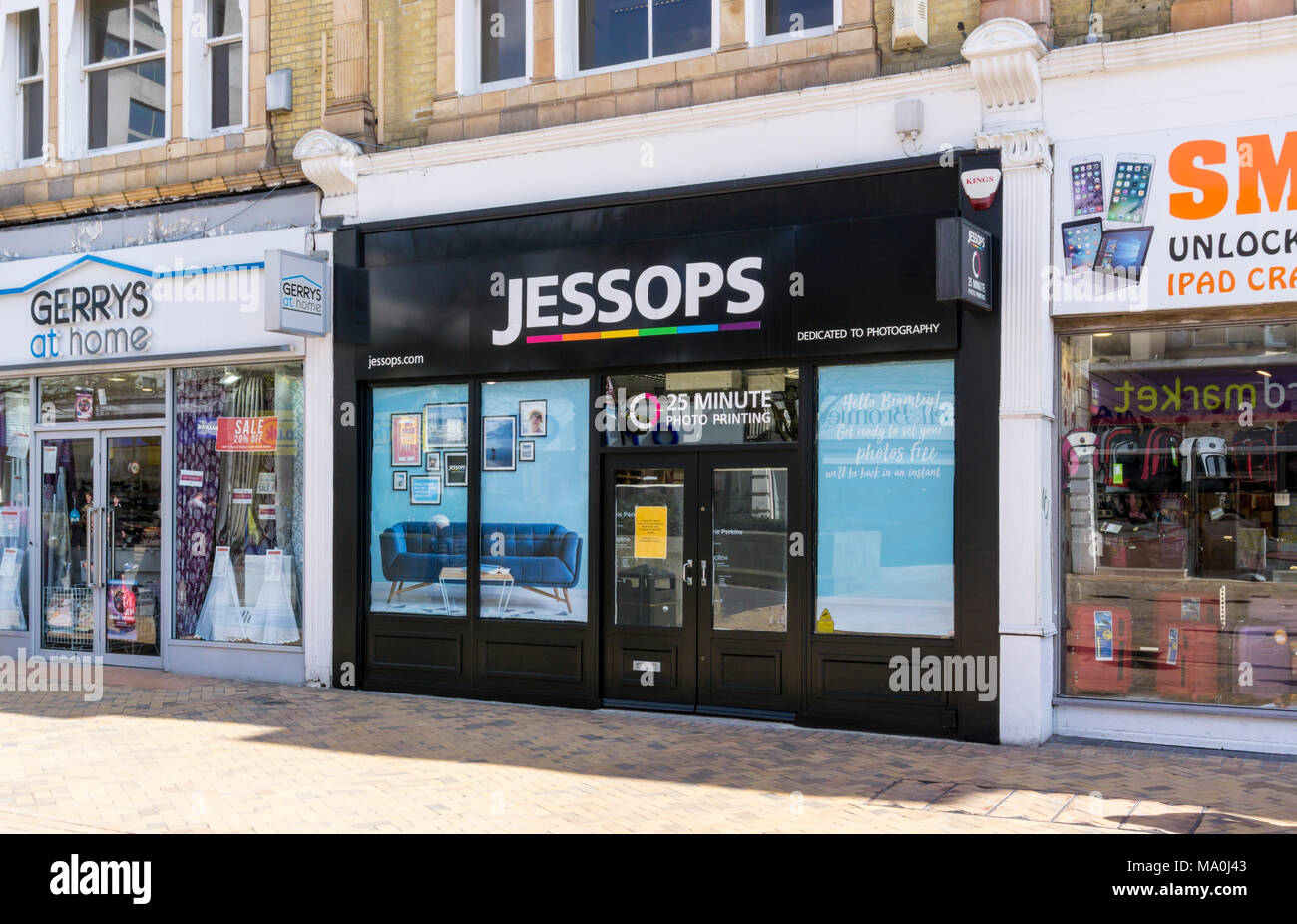 A branch of Jessops photography shops in Bromley High Street, South London Stock Photo Alamy