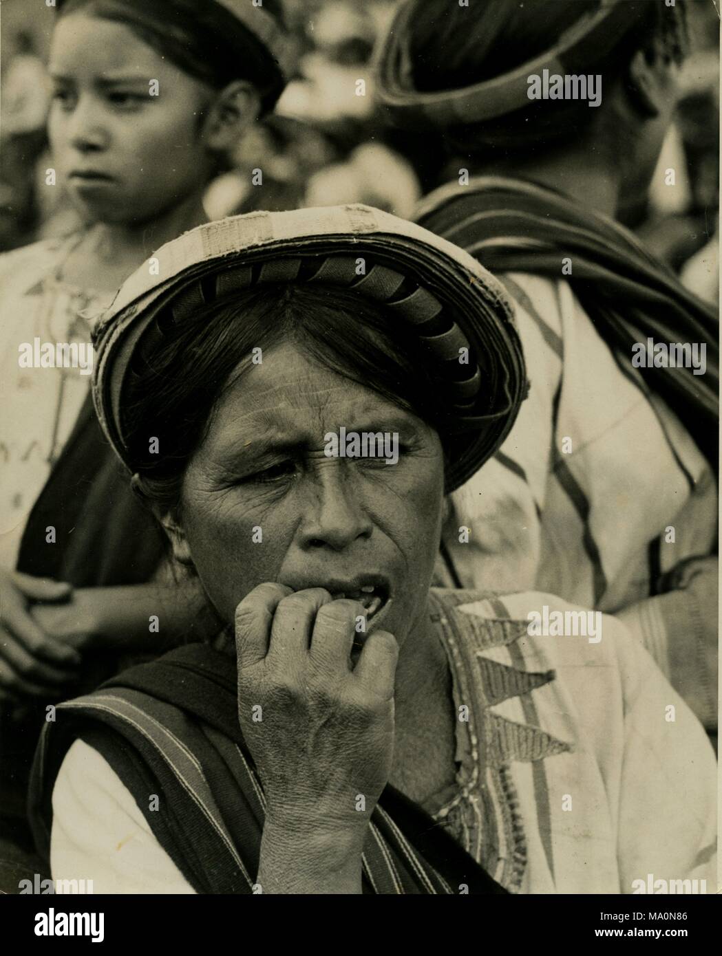 Guatemalan people at work and at festival Stock Photo Alamy