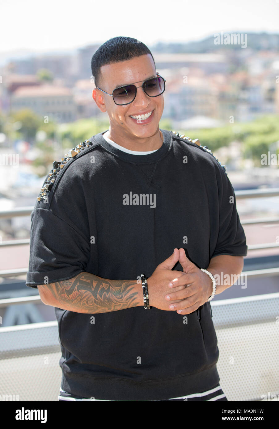 Daddy Yankee singer, songwriter, actor, rapper, and record producer on ‘Despacito’ Success, attend the MIDEM 2017 in Cannes, France, June 6-9  2017 Stock Photo