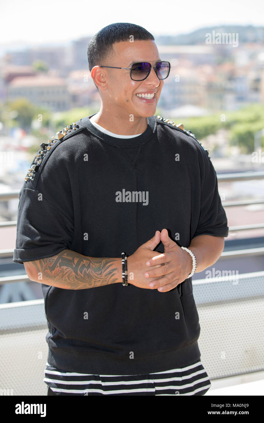 Daddy Yankee singer, songwriter, actor, rapper, and record producer on ‘Despacito’ Success, attend the MIDEM 2017 in Cannes, France, June 6-9  2017 Stock Photo