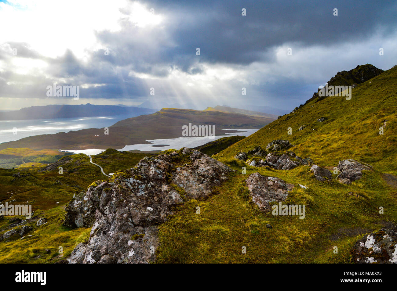 Landscape Scotland Highlands Isle of Skye Stock Photo - Alamy