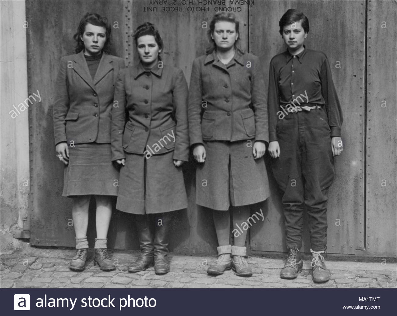 Woman Wearing Nazi Uniform