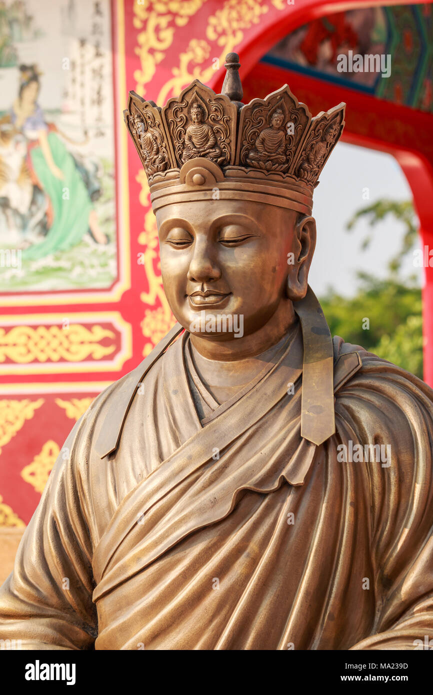 Buddhist Statue in chinese temple , Thailand Stock Photo Alamy