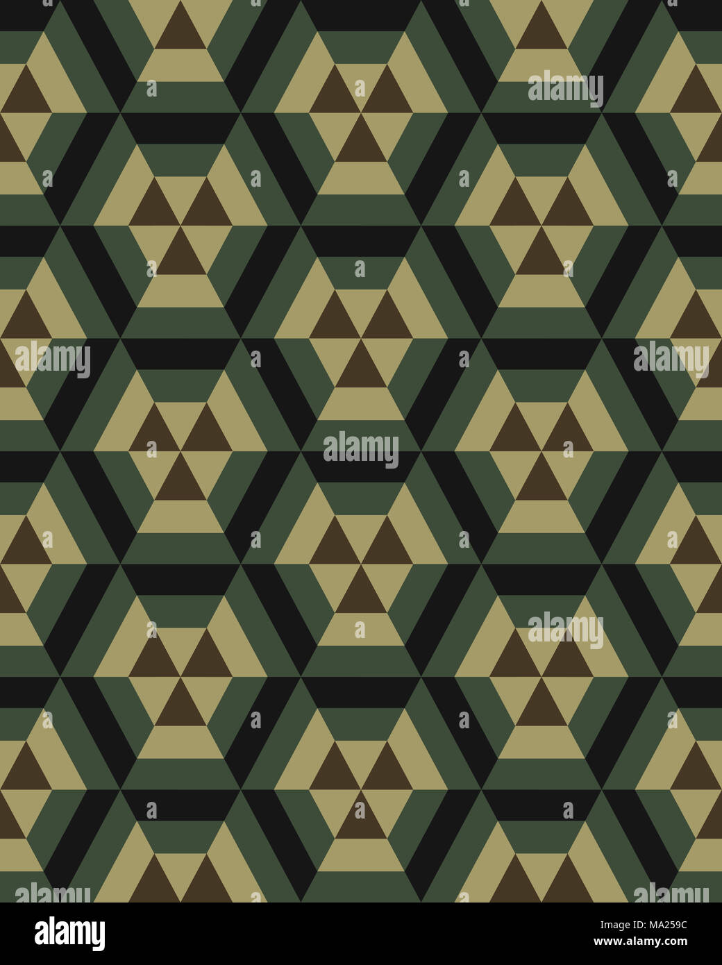 Seamless digital fashion camouflage pattern, vector background Stock ...