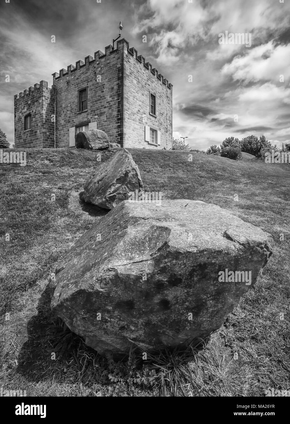 Boston castle, Rotherham, South Yorkshire, United Kingdom Stock Photo