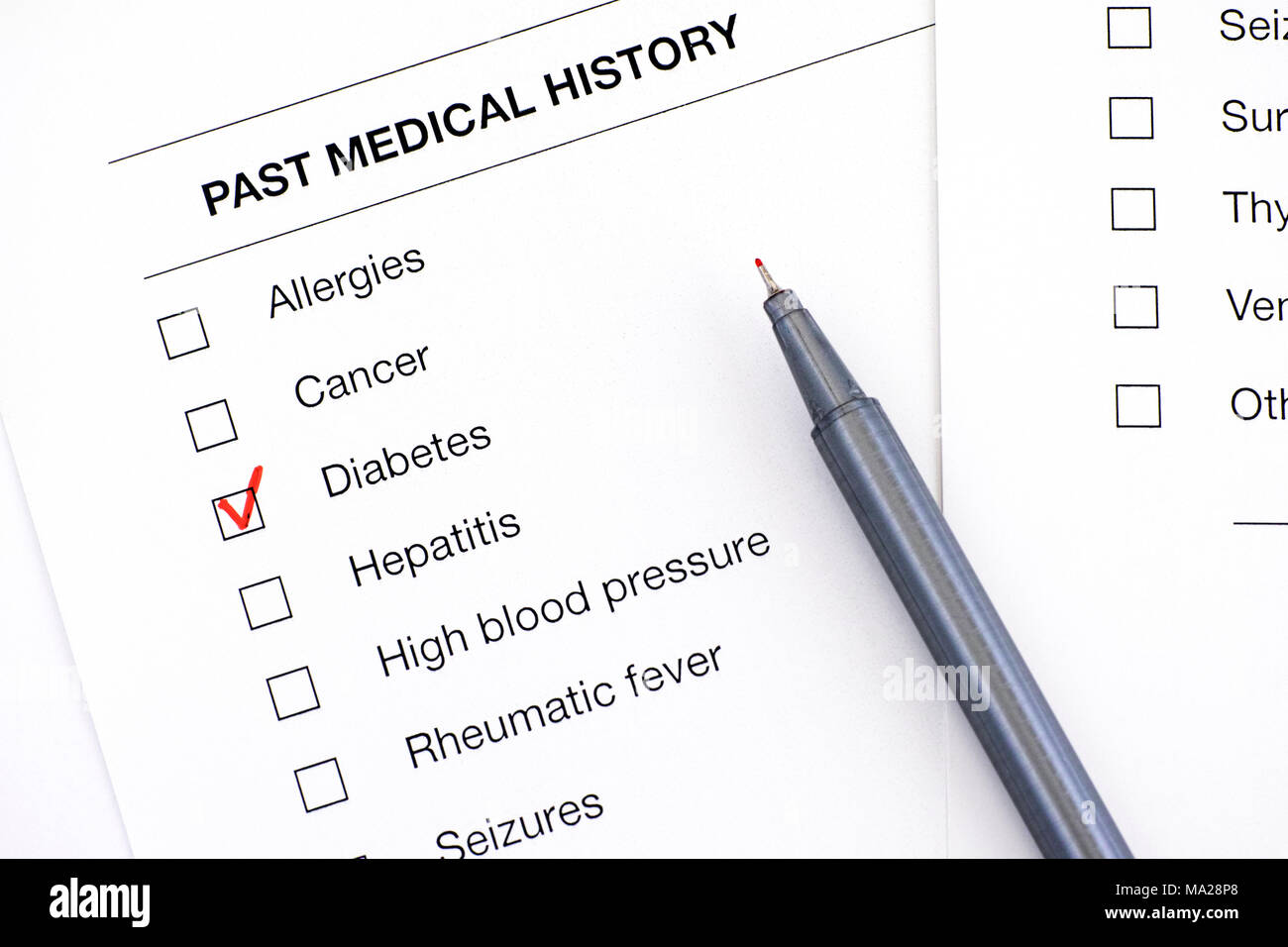 Examples Of Past Medical History