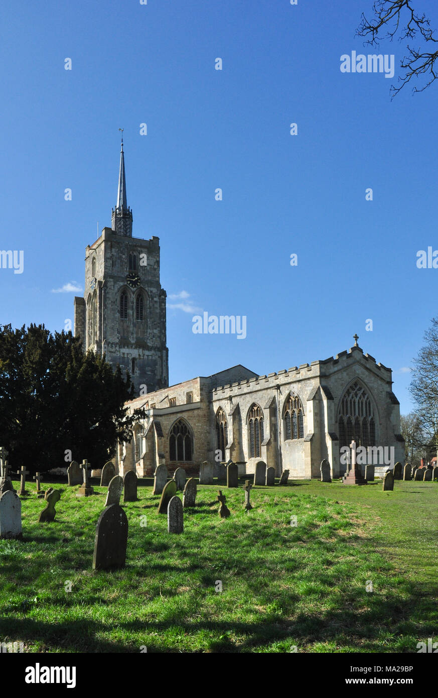 St Mary's Church, Ashwell, Hertfordshire, England, UK Stock Photo - Alamy