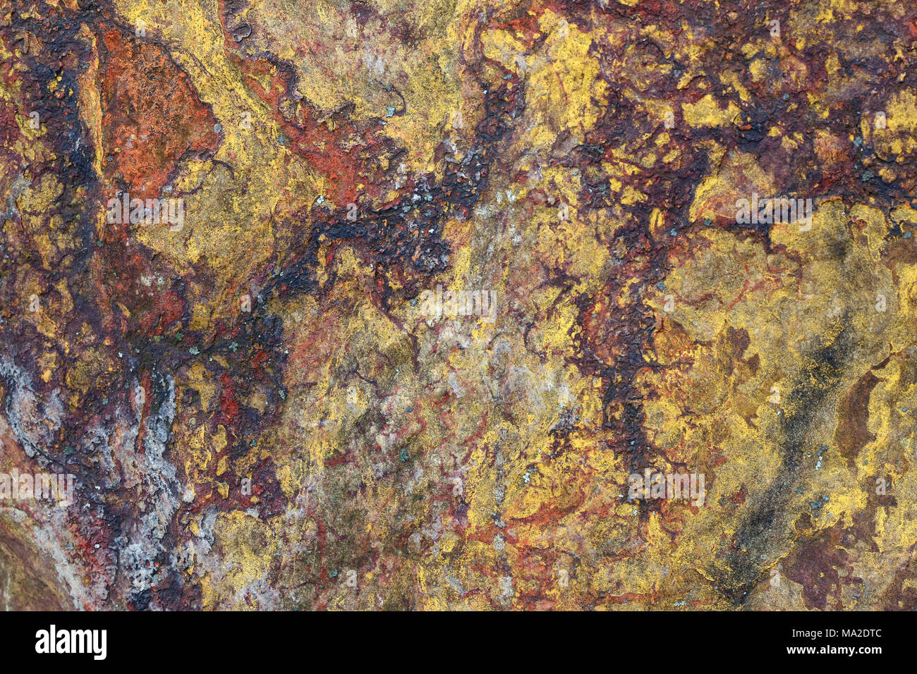 Detail of the surface of the quartz rock - quartzite Stock Photo