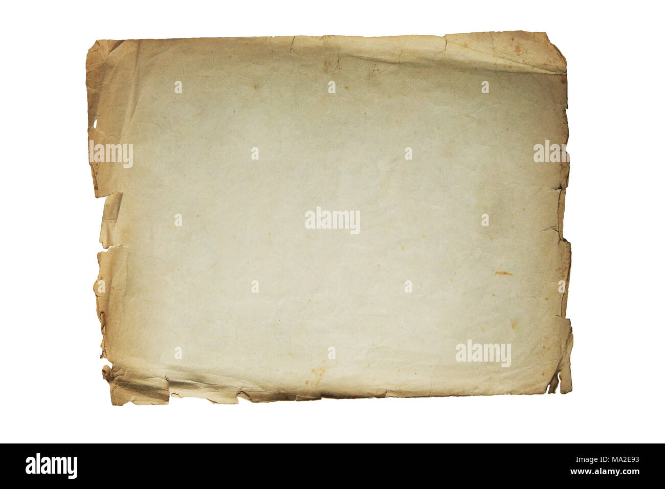 Vintage texture old paper background isolated on white Stock Photo - Alamy
