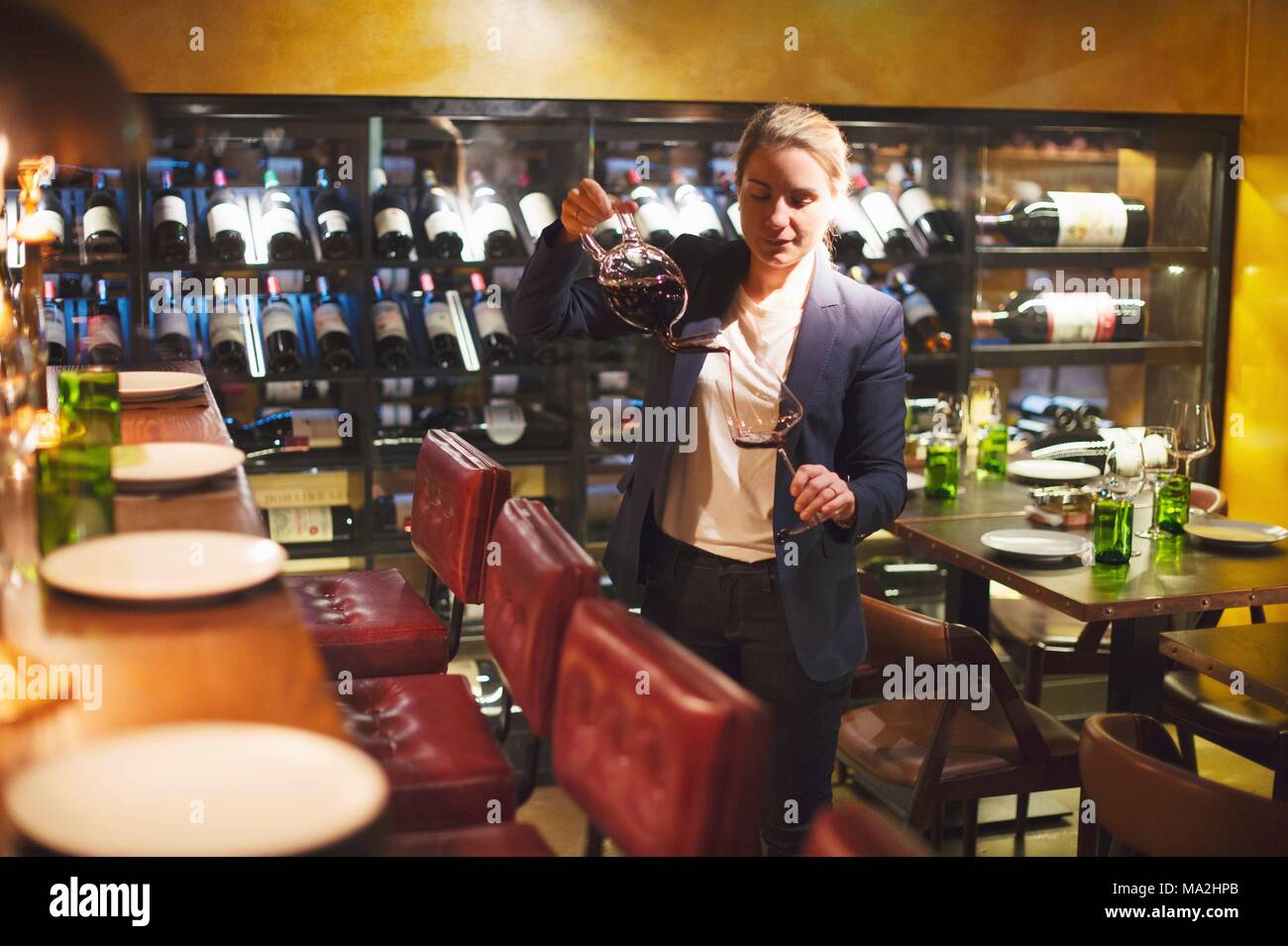 Laure Patry, Sommelier at the restaurant bar Social Wine and Tapas