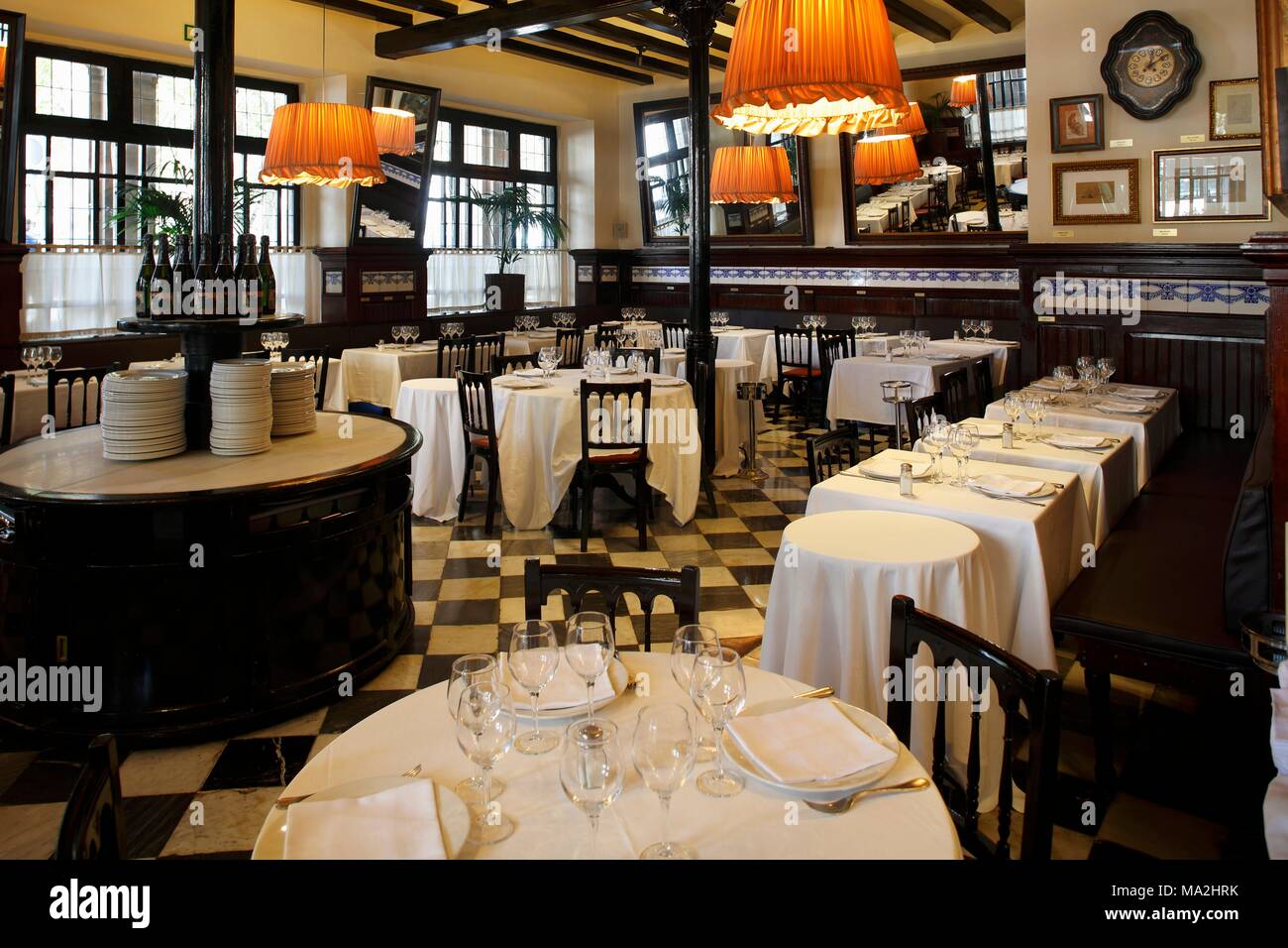 The restaurant '7 Portes', Barcelona, Spain Stock Photo