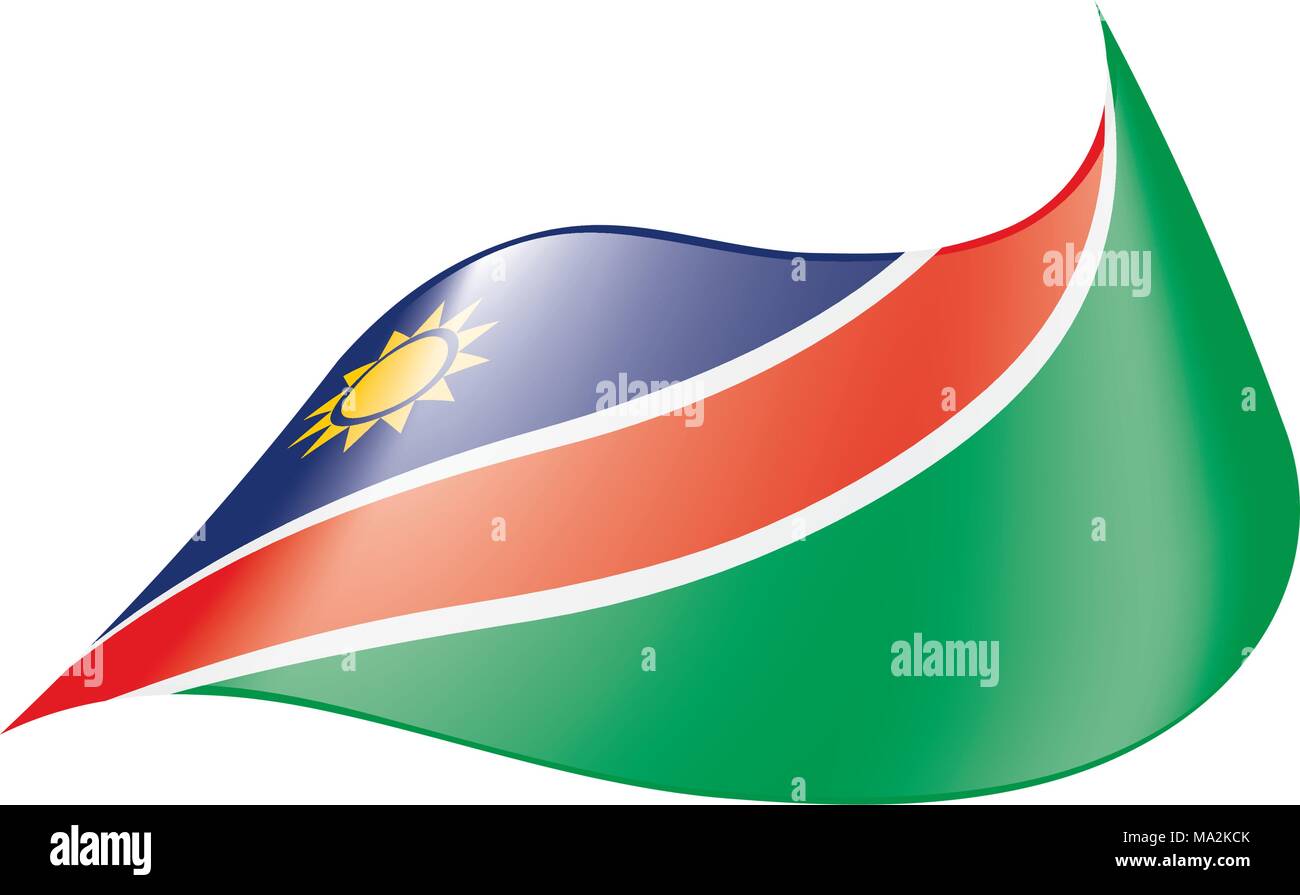 Namibia flag, vector illustration Stock Vector Image & Art - Alamy
