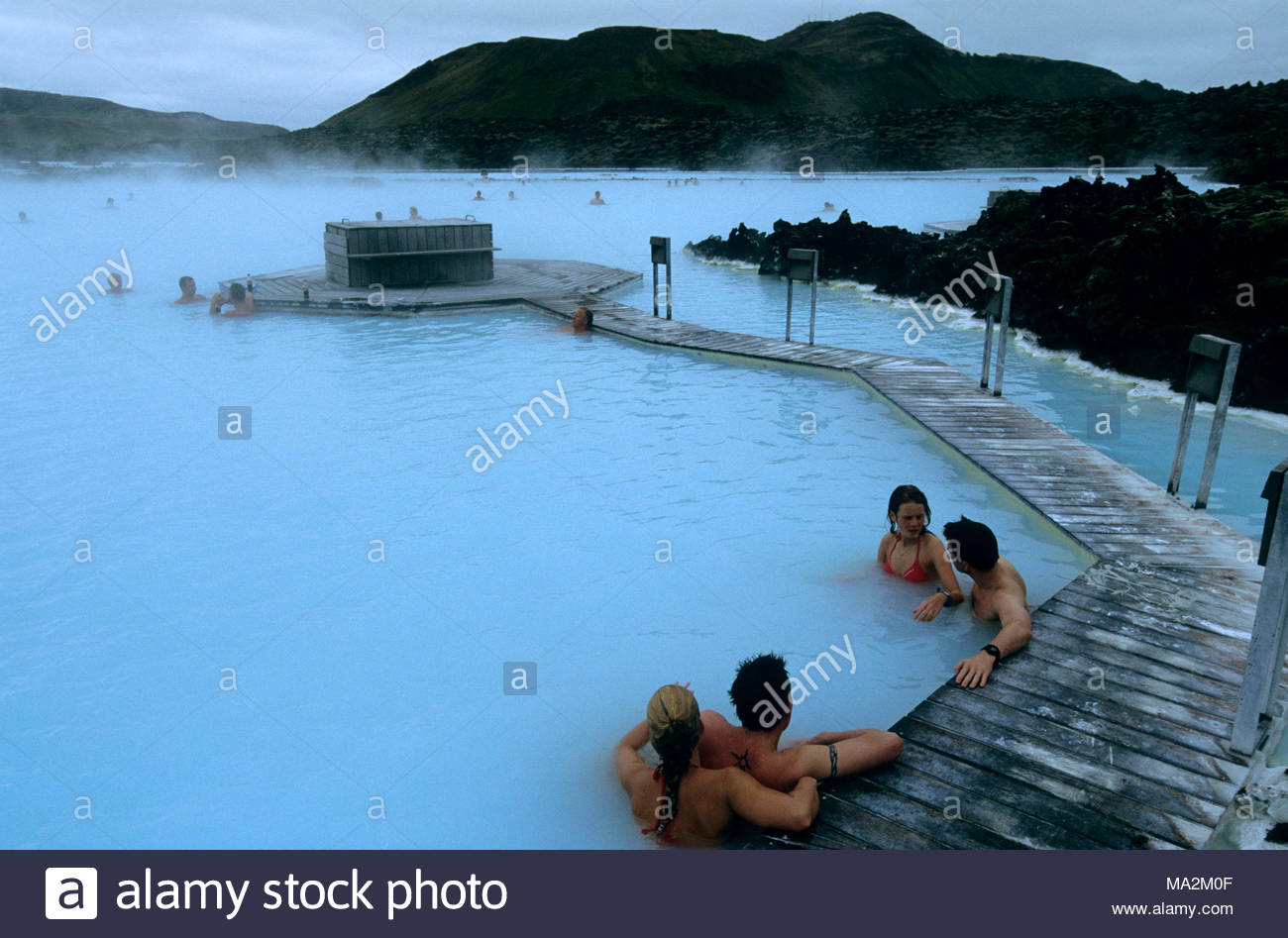 Islande Blue Lagoon La Piscine Geothermique Pres De Grindavik