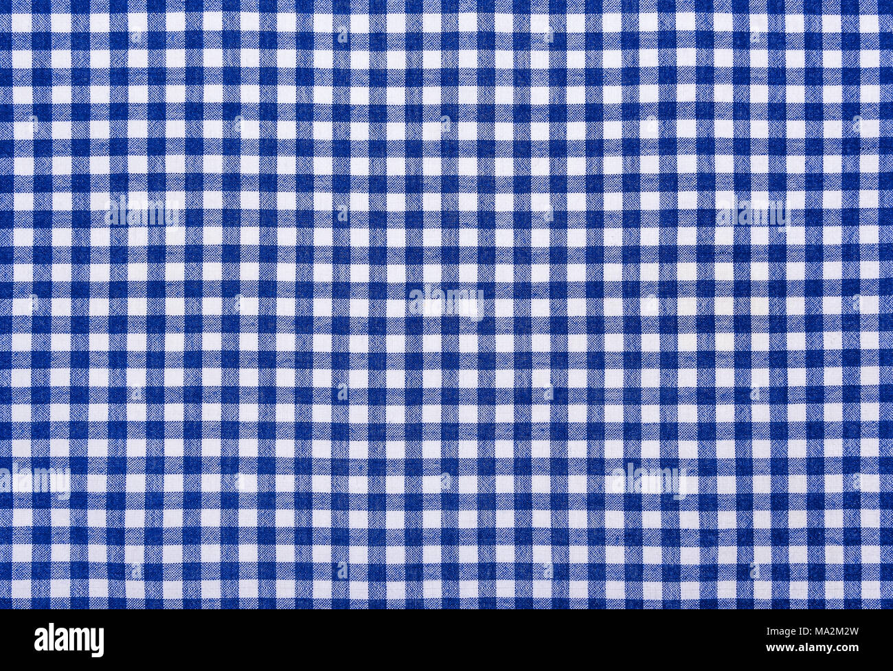 Checkered kitchen cloth. Stock Photo