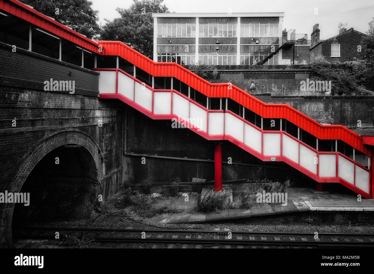 London Underground Tube Station: Kensal Green Stock Photo