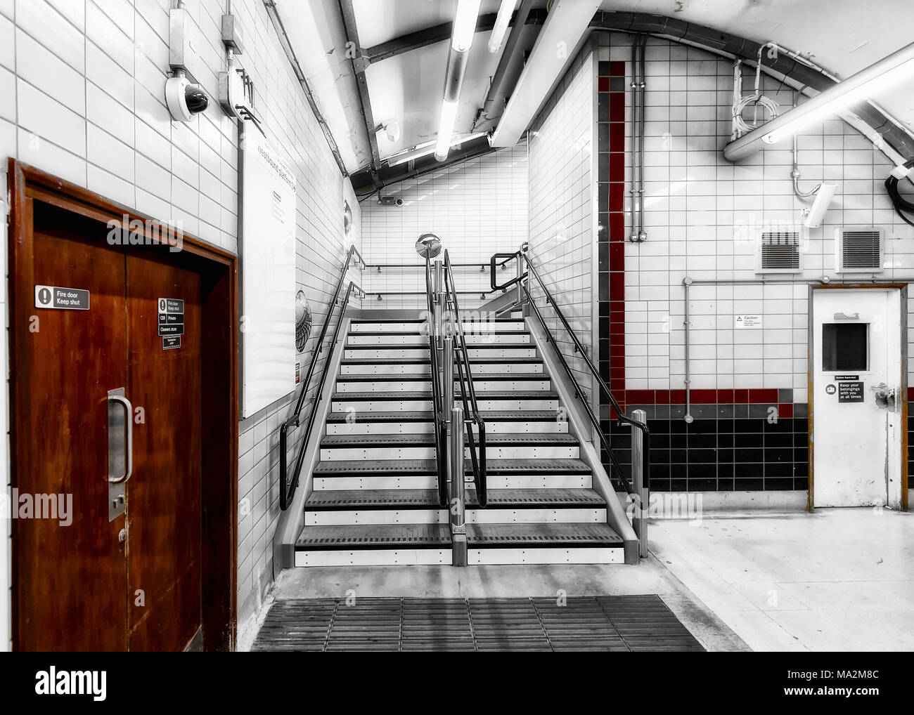 London Underground Tube Station: Latimer Road Stock Photo