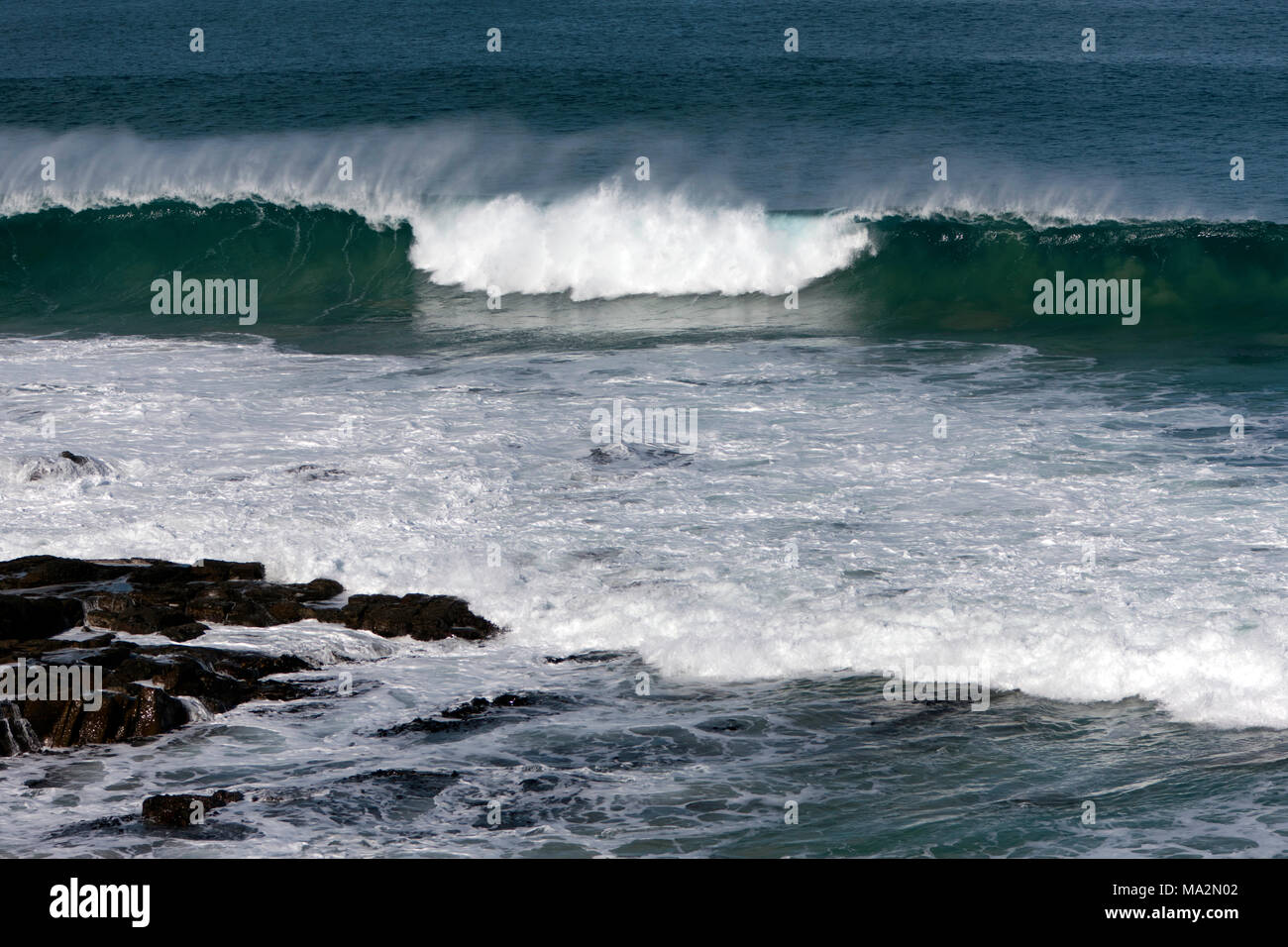 Big Surf, Great Ocean Road, Australia Stock Photo