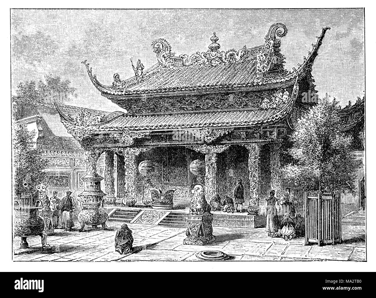 temple in Beijing Stock Photo