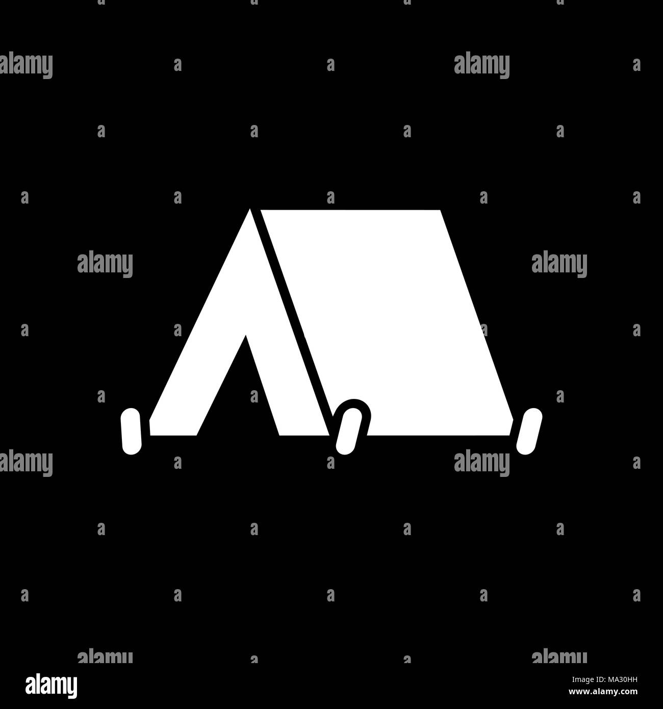 Tent vector vectors hi-res stock photography and images - Alamy