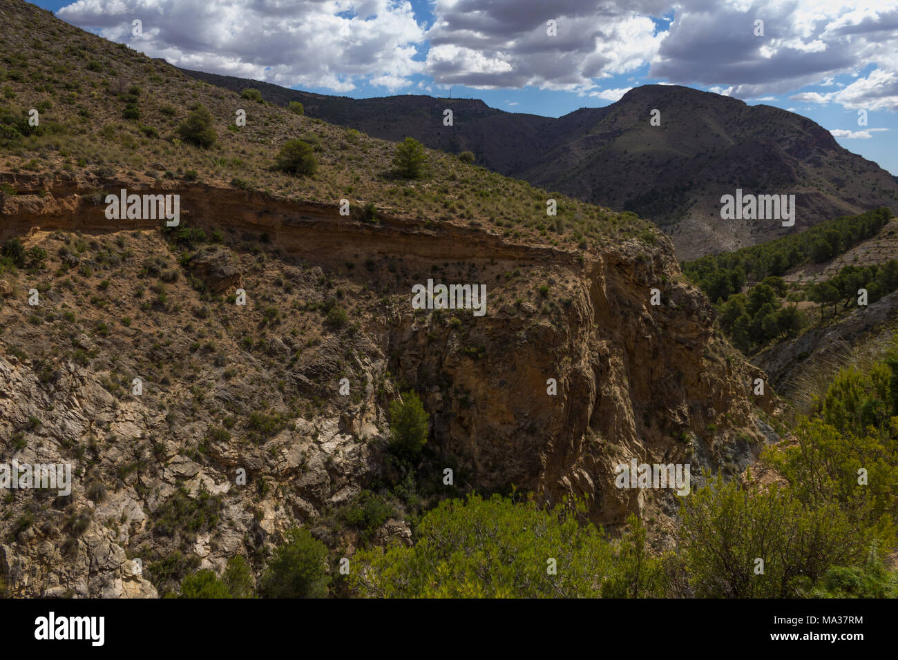 Andalucía Mountain Landscape, Sierra de las Estancias Mountain Range