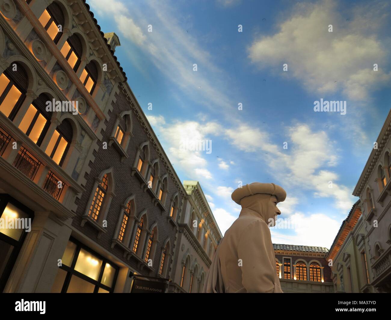 Las Vegas, Nevada , Living Statue at The , The Strip (Las