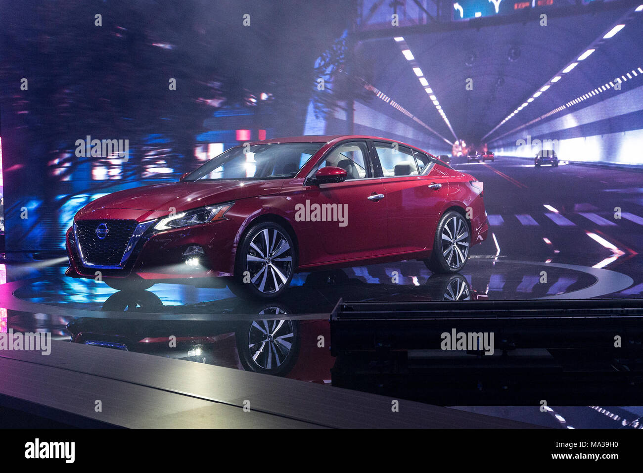 New York United States 28th Mar 2018 Nissan Altima