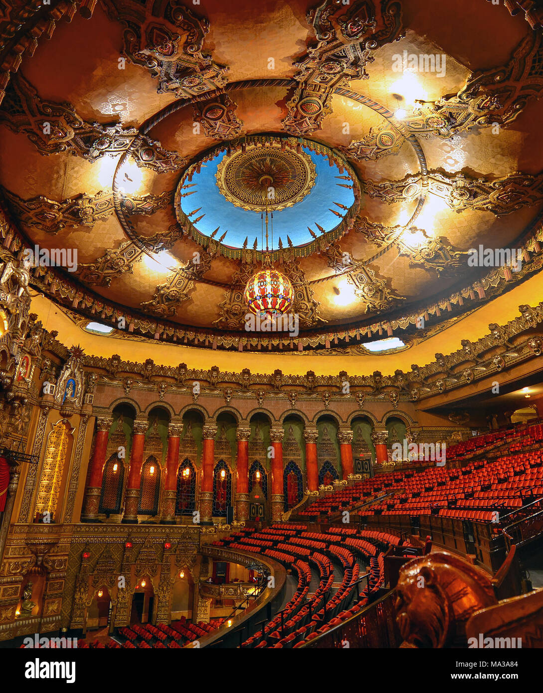 St. Louis, Missouri, USA - July 24, 2014 - The Fox Theatre on Grand ...