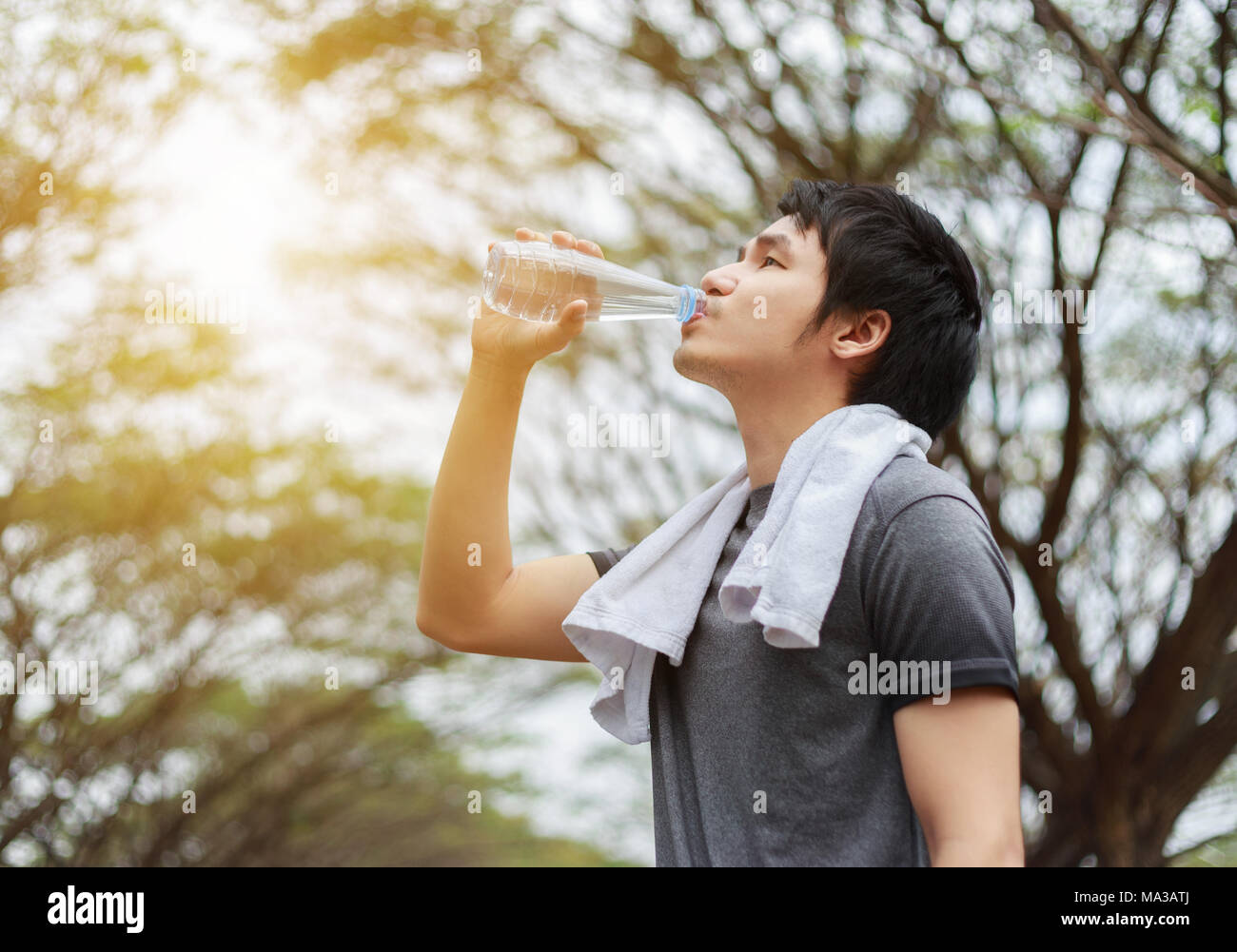 Sporty asian guy in hi-res stock photography and images - Alamy