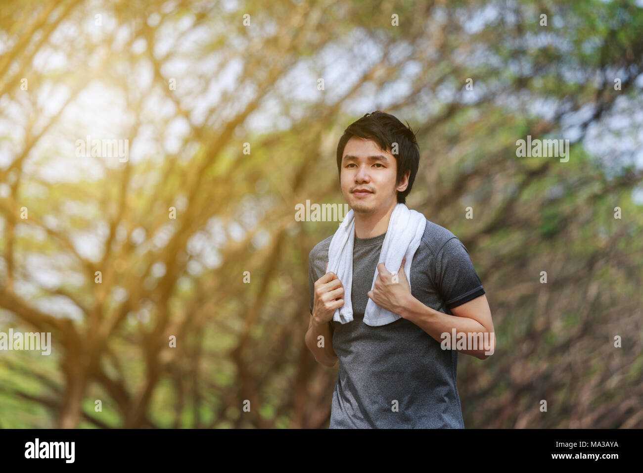 Athletic young asian man hi-res stock photography and images - Alamy